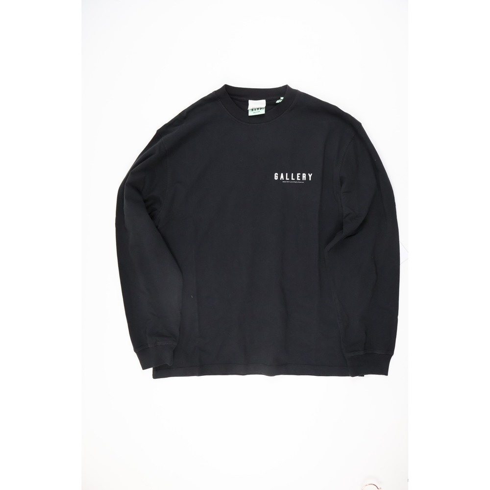 AGOLDE RSVP Gallery Long Sleeve Mock Neck Black Graphic Tee Small NWT